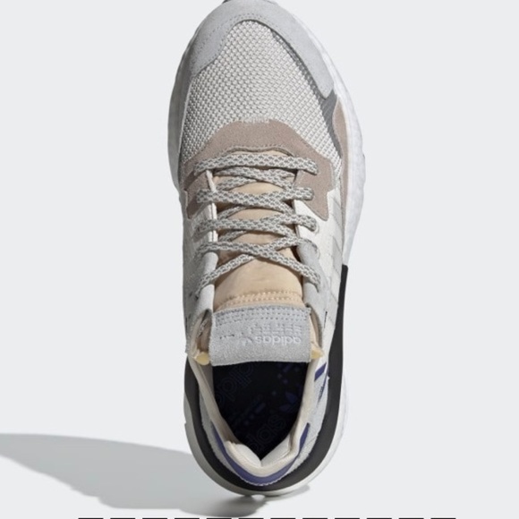 Adidas Nite Jogger in Raw White/Grey/Active Blue NWT main image 5